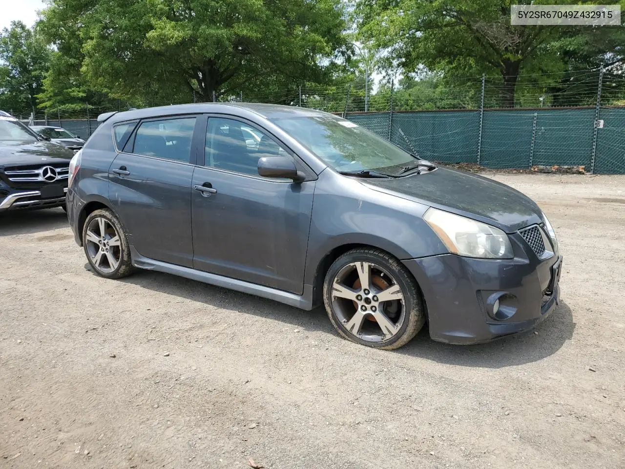 2009 Pontiac Vibe Gt VIN: 5Y2SR67049Z432915 Lot: 63143555