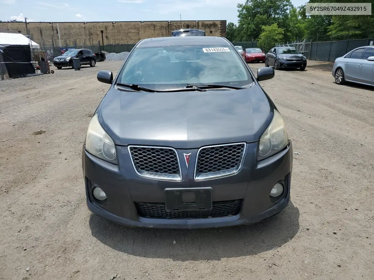 2009 Pontiac Vibe Gt VIN: 5Y2SR67049Z432915 Lot: 63143555