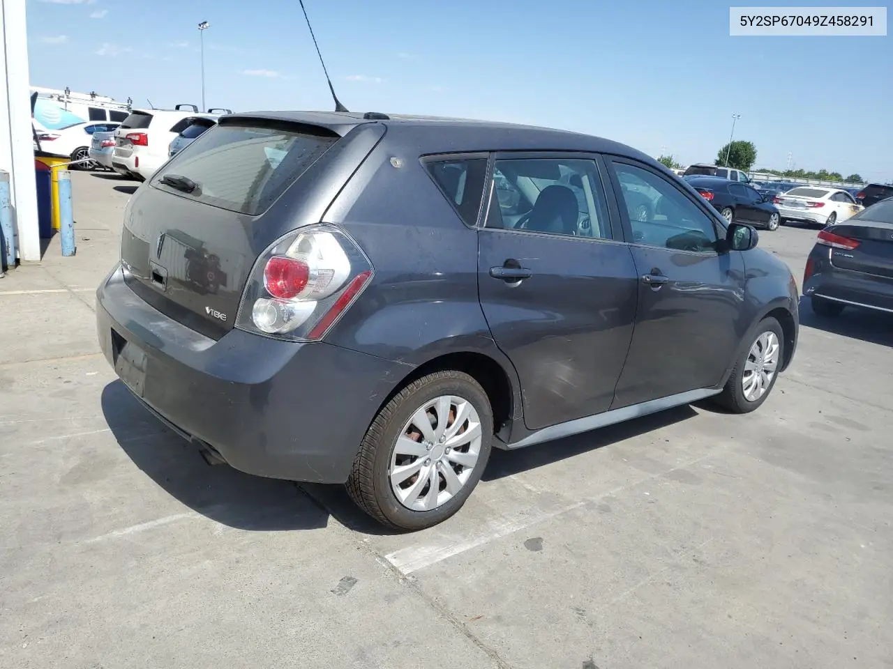 2009 Pontiac Vibe VIN: 5Y2SP67049Z458291 Lot: 63234065