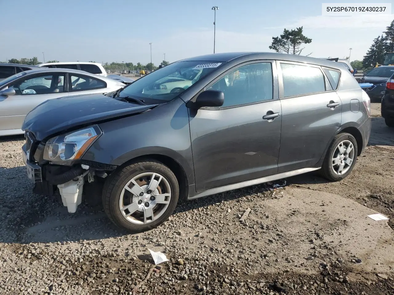 2009 Pontiac Vibe VIN: 5Y2SP67019Z430237 Lot: 63333315
