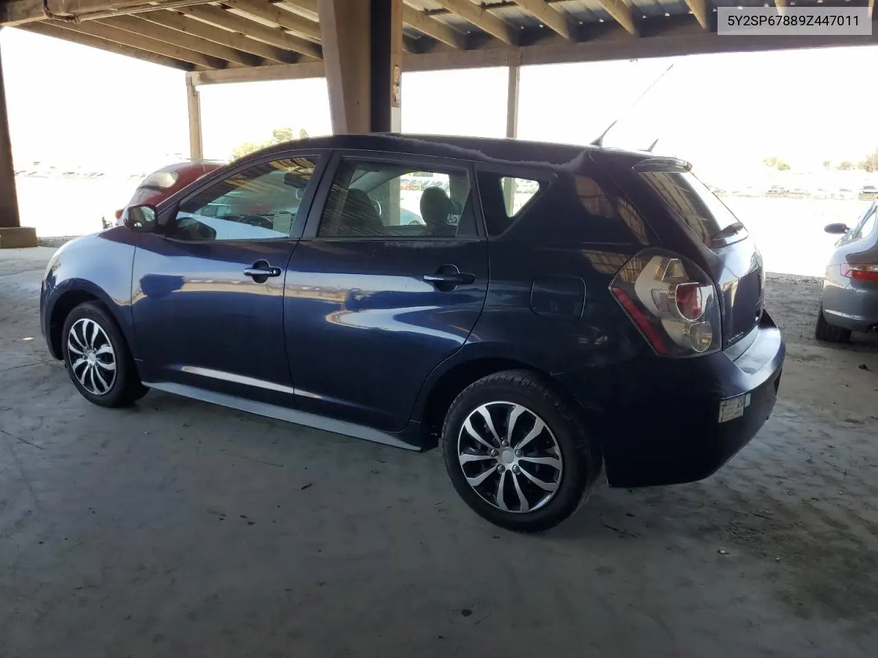 2009 Pontiac Vibe VIN: 5Y2SP67889Z447011 Lot: 63505645
