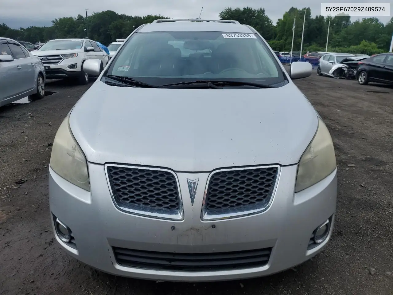 2009 Pontiac Vibe VIN: 5Y2SP67029Z409574 Lot: 63753355