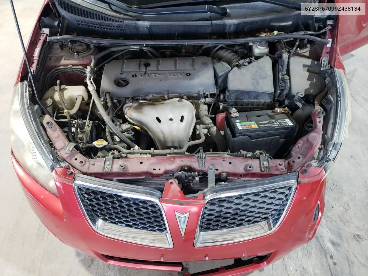 2009 Pontiac Vibe VIN: 5Y2SP67099Z438134 Lot: 63775405