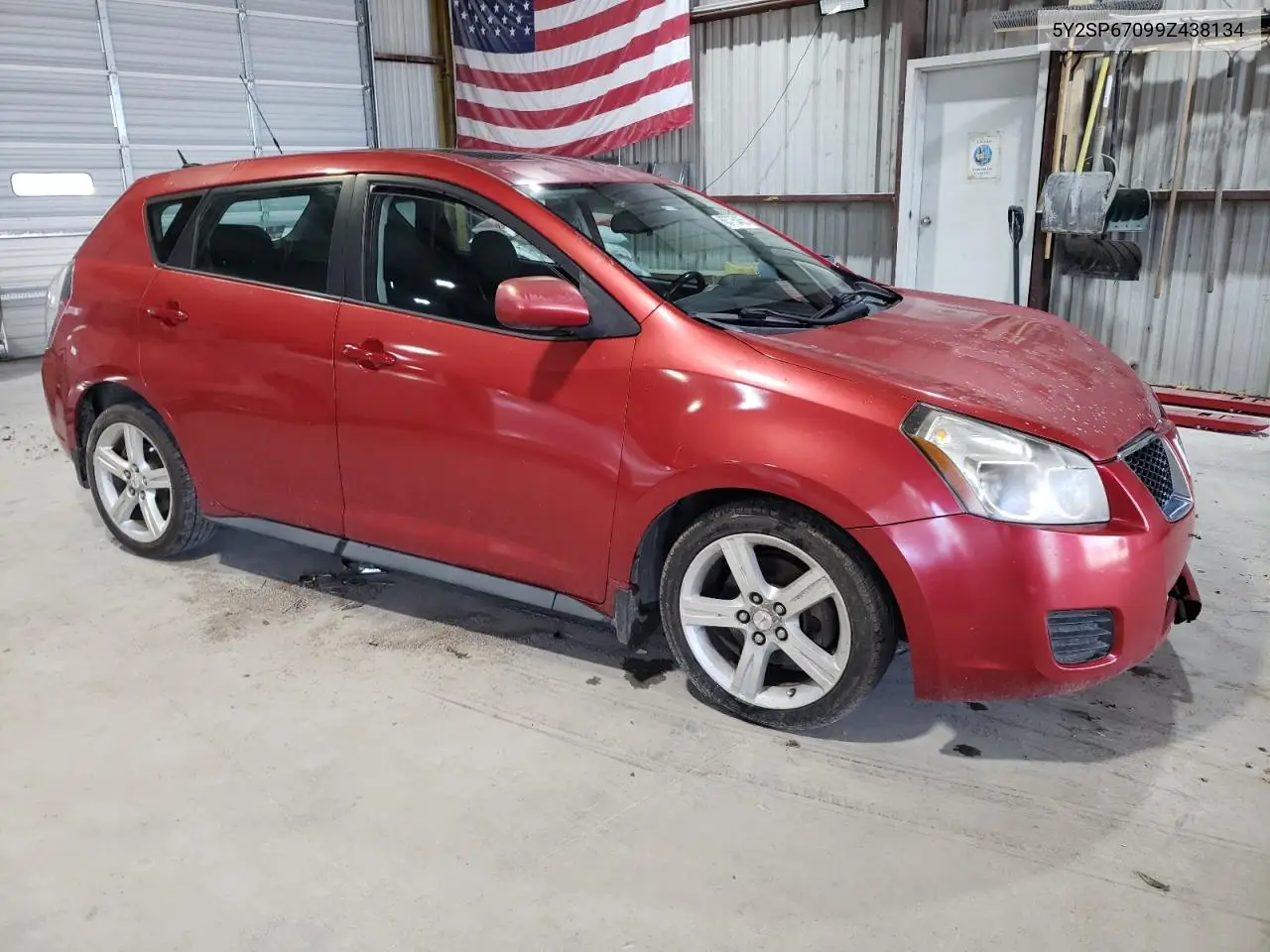 2009 Pontiac Vibe VIN: 5Y2SP67099Z438134 Lot: 63775405