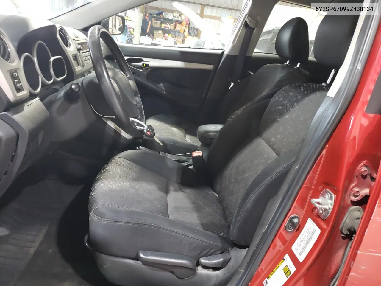 2009 Pontiac Vibe VIN: 5Y2SP67099Z438134 Lot: 63775405