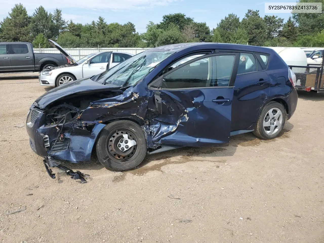2009 Pontiac Vibe VIN: 5Y2SP67839Z413736 Lot: 64211165