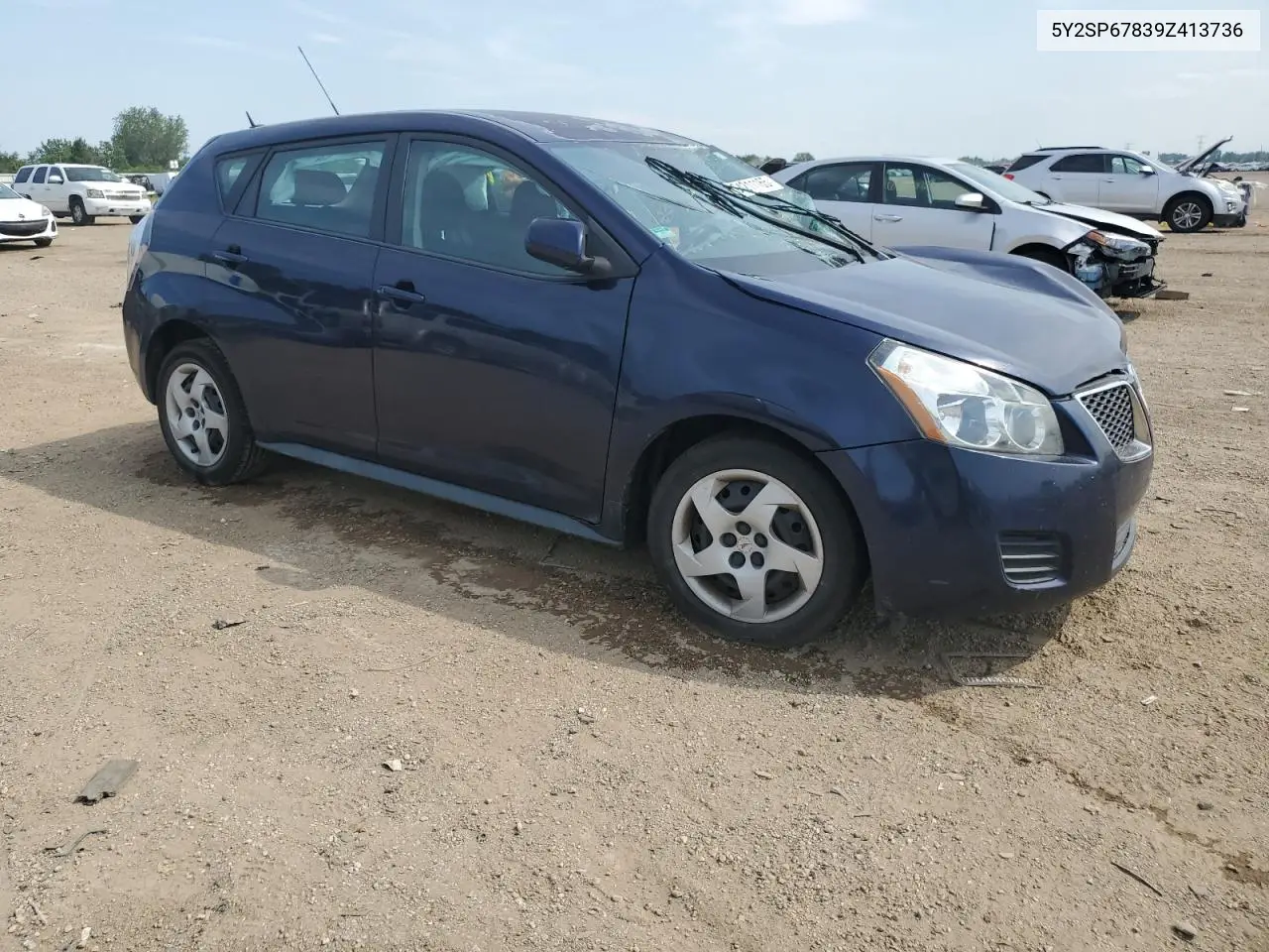 2009 Pontiac Vibe VIN: 5Y2SP67839Z413736 Lot: 64211165