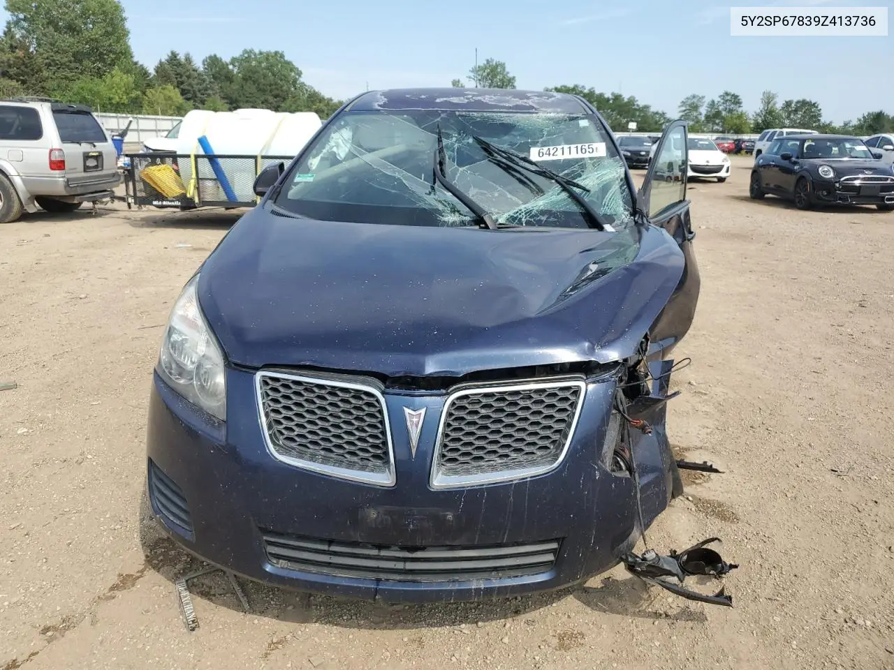 2009 Pontiac Vibe VIN: 5Y2SP67839Z413736 Lot: 64211165