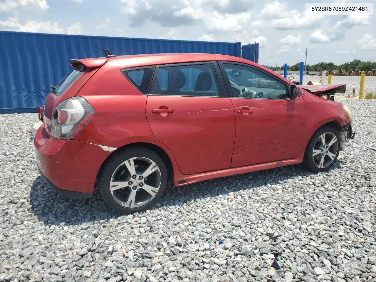 2009 Pontiac Vibe Gt VIN: 5Y2SR67089Z421481 Lot: 64477885