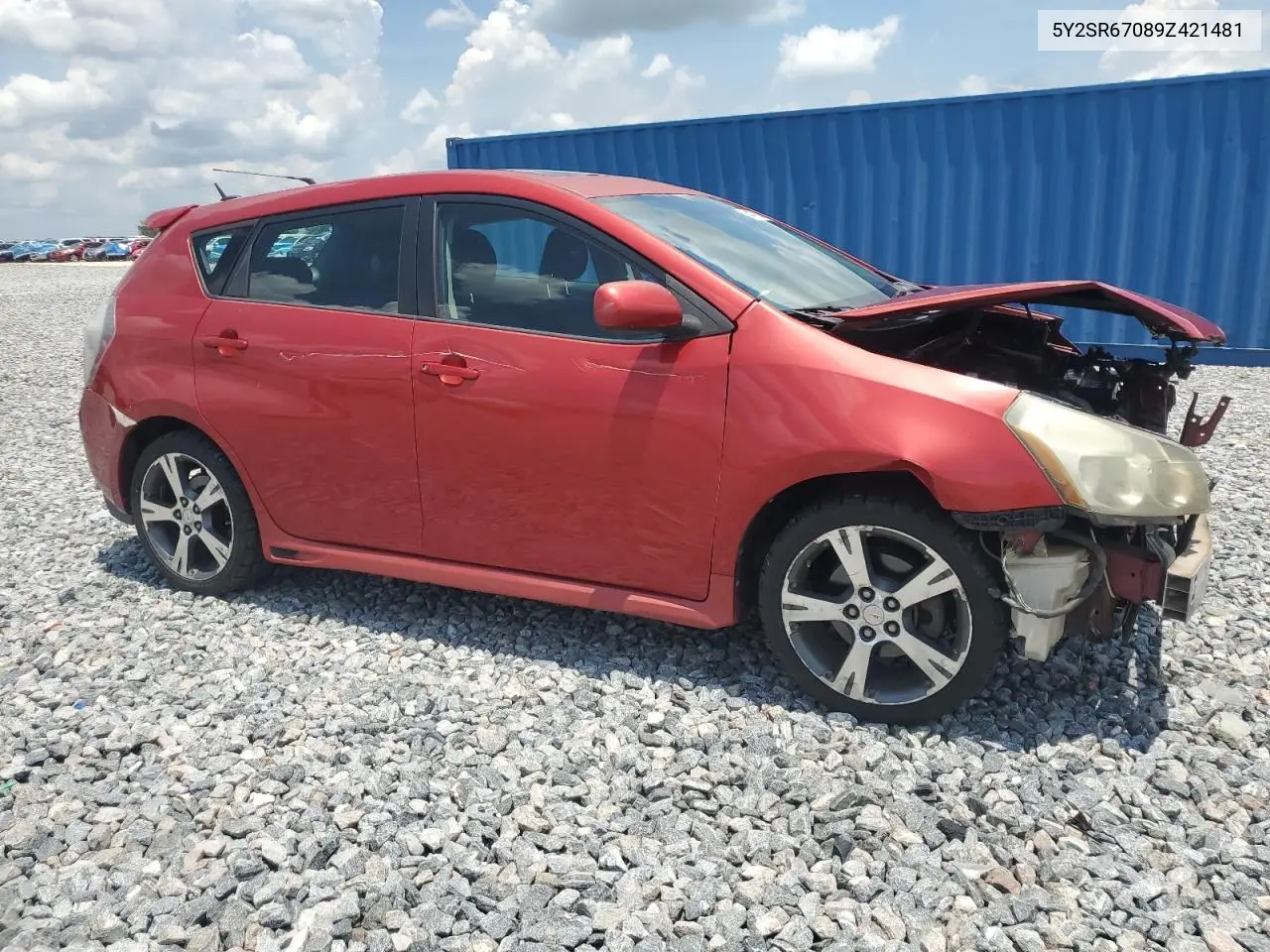 2009 Pontiac Vibe Gt VIN: 5Y2SR67089Z421481 Lot: 64477885