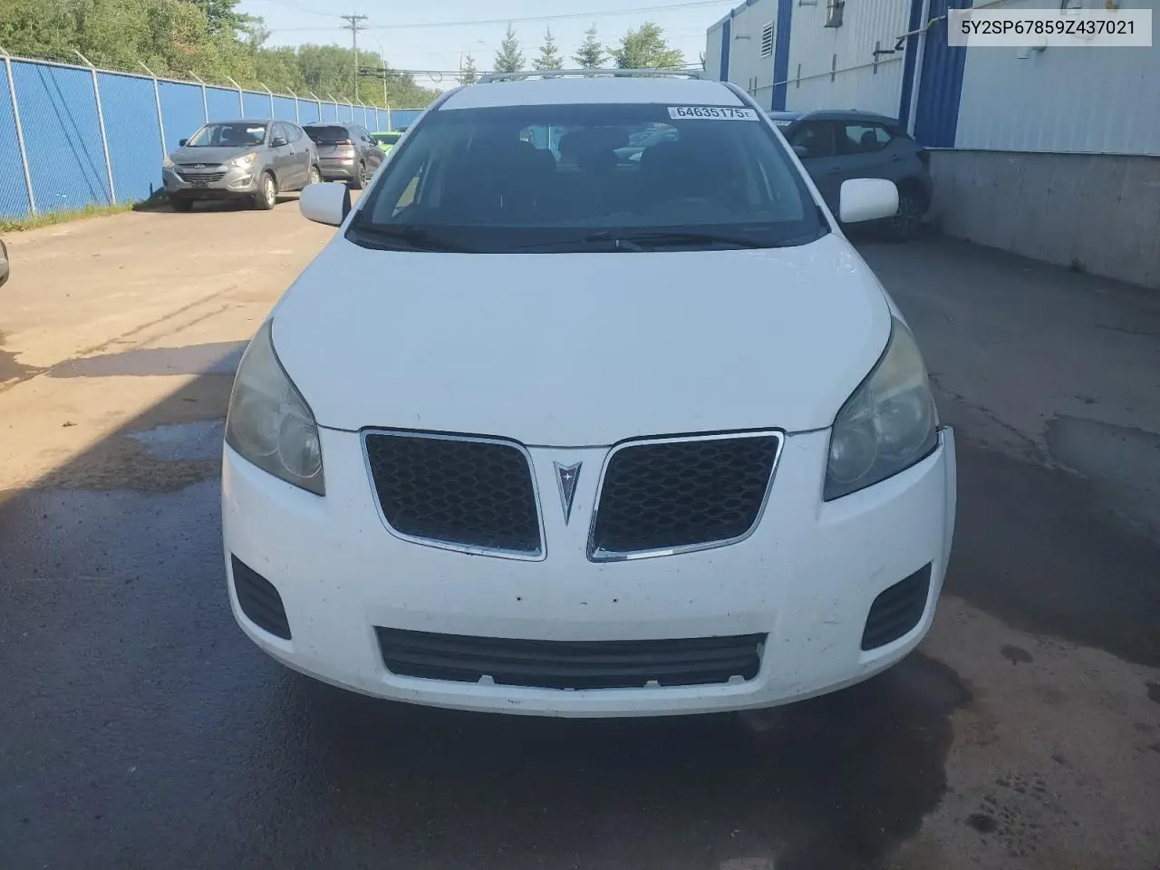 2009 Pontiac Vibe VIN: 5Y2SP67859Z437021 Lot: 64635175