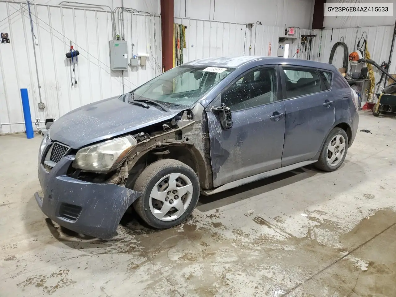 2010 Pontiac Vibe VIN: 5Y2SP6E84AZ415633 Lot: 47095965
