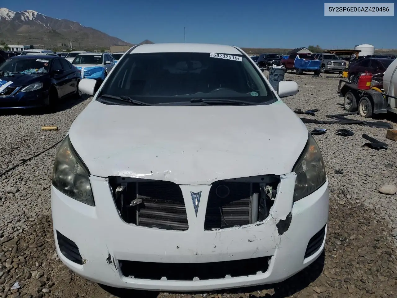 2010 Pontiac Vibe VIN: 5Y2SP6E06AZ420486 Lot: 56232515
