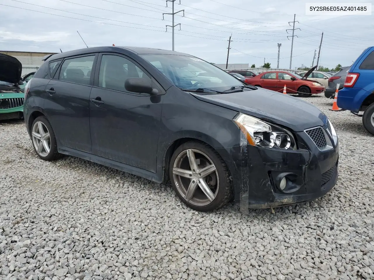 2010 Pontiac Vibe Gt VIN: 5Y2SR6E05AZ401485 Lot: 56243385