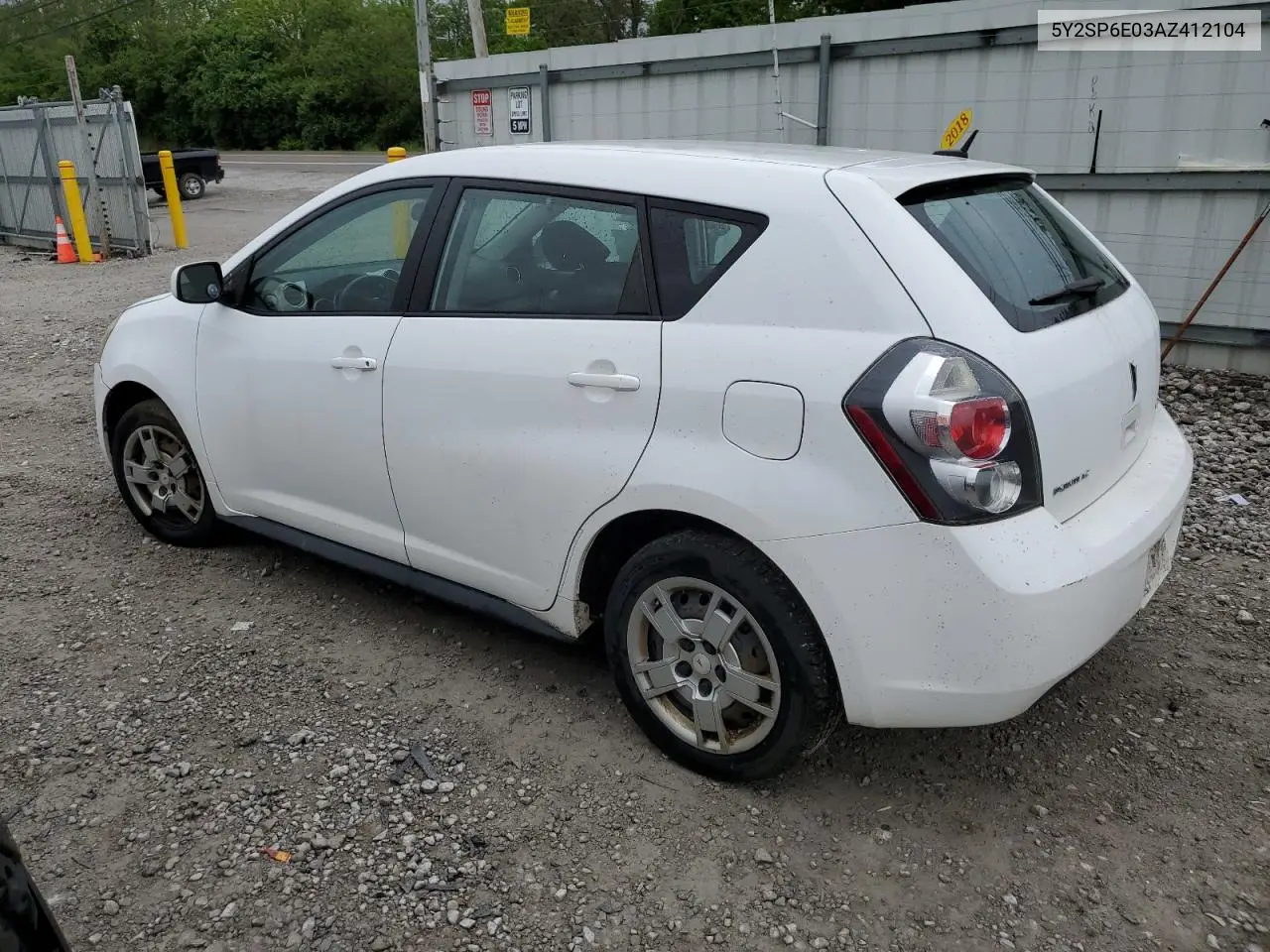 2010 Pontiac Vibe VIN: 5Y2SP6E03AZ412104 Lot: 56875495