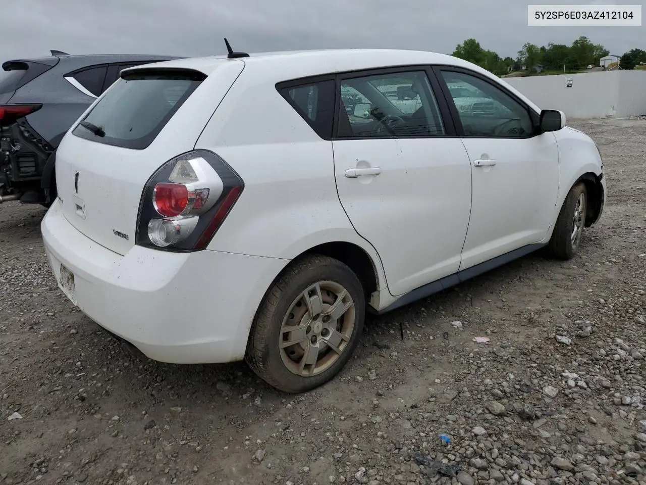 2010 Pontiac Vibe VIN: 5Y2SP6E03AZ412104 Lot: 56875495