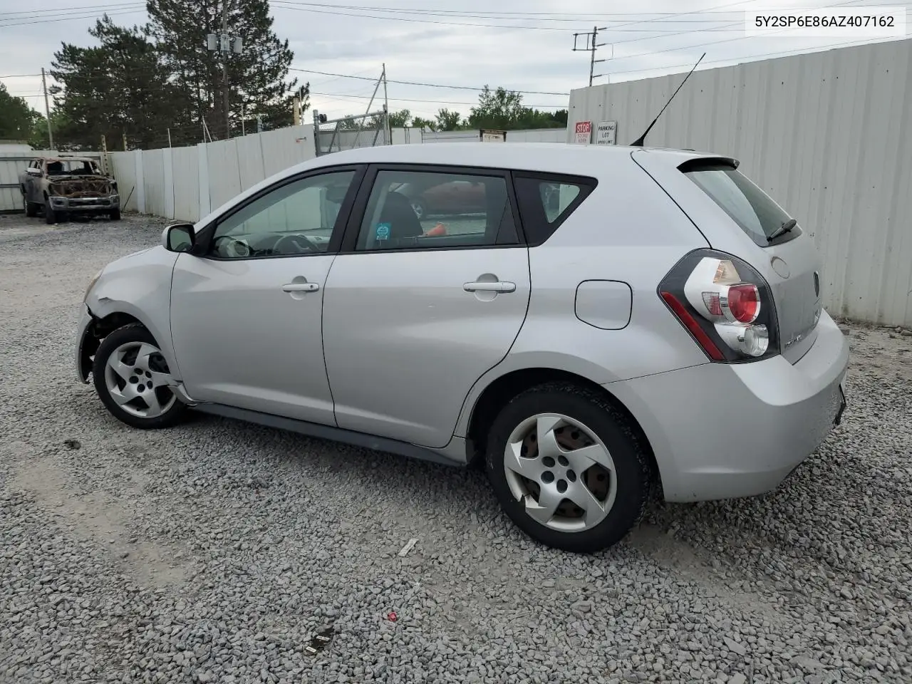 2010 Pontiac Vibe VIN: 5Y2SP6E86AZ407162 Lot: 62556485