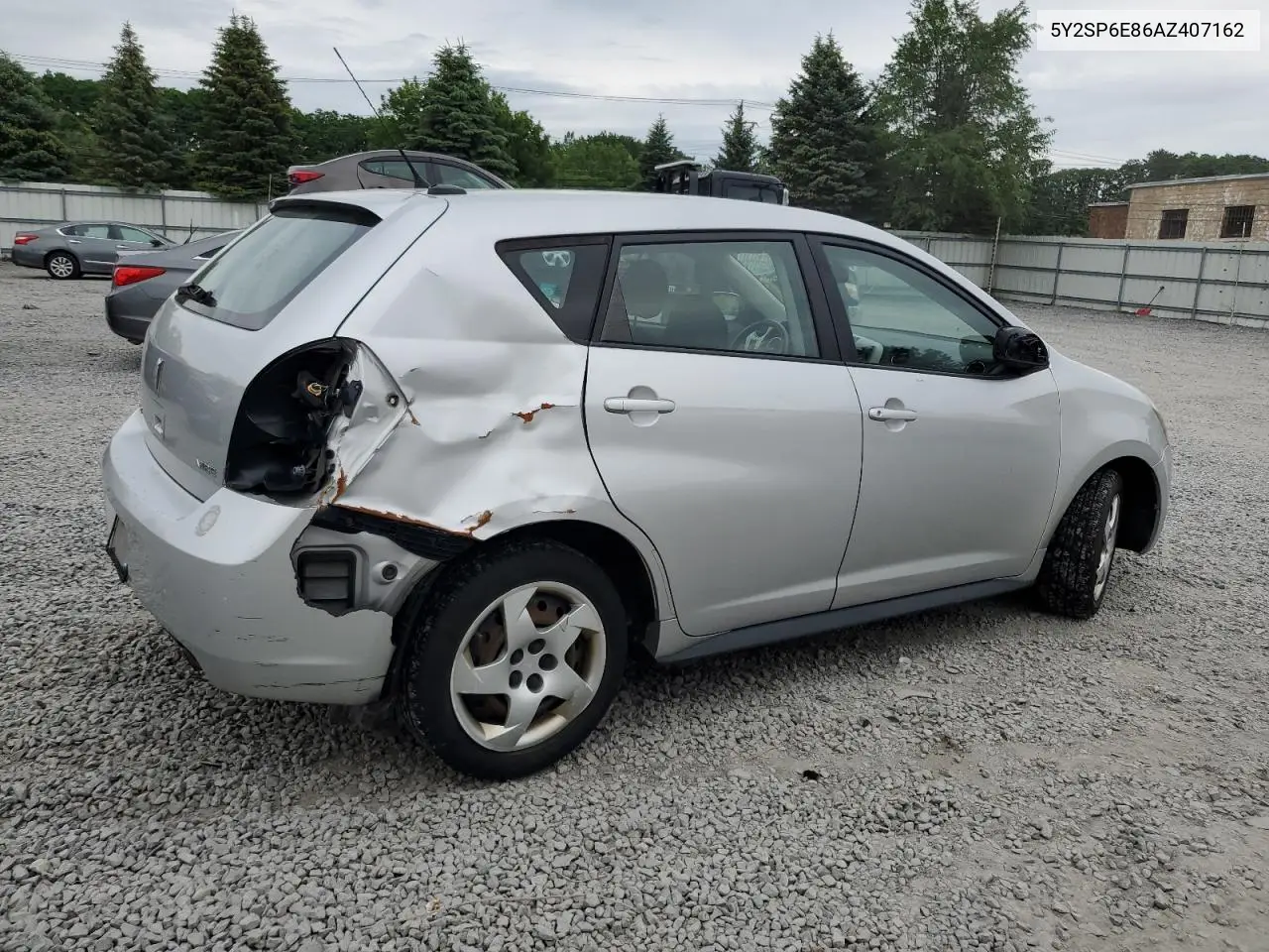 2010 Pontiac Vibe VIN: 5Y2SP6E86AZ407162 Lot: 62556485