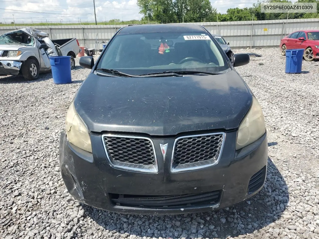 2010 Pontiac Vibe VIN: 5Y2SP6E00AZ410309 Lot: 62711915