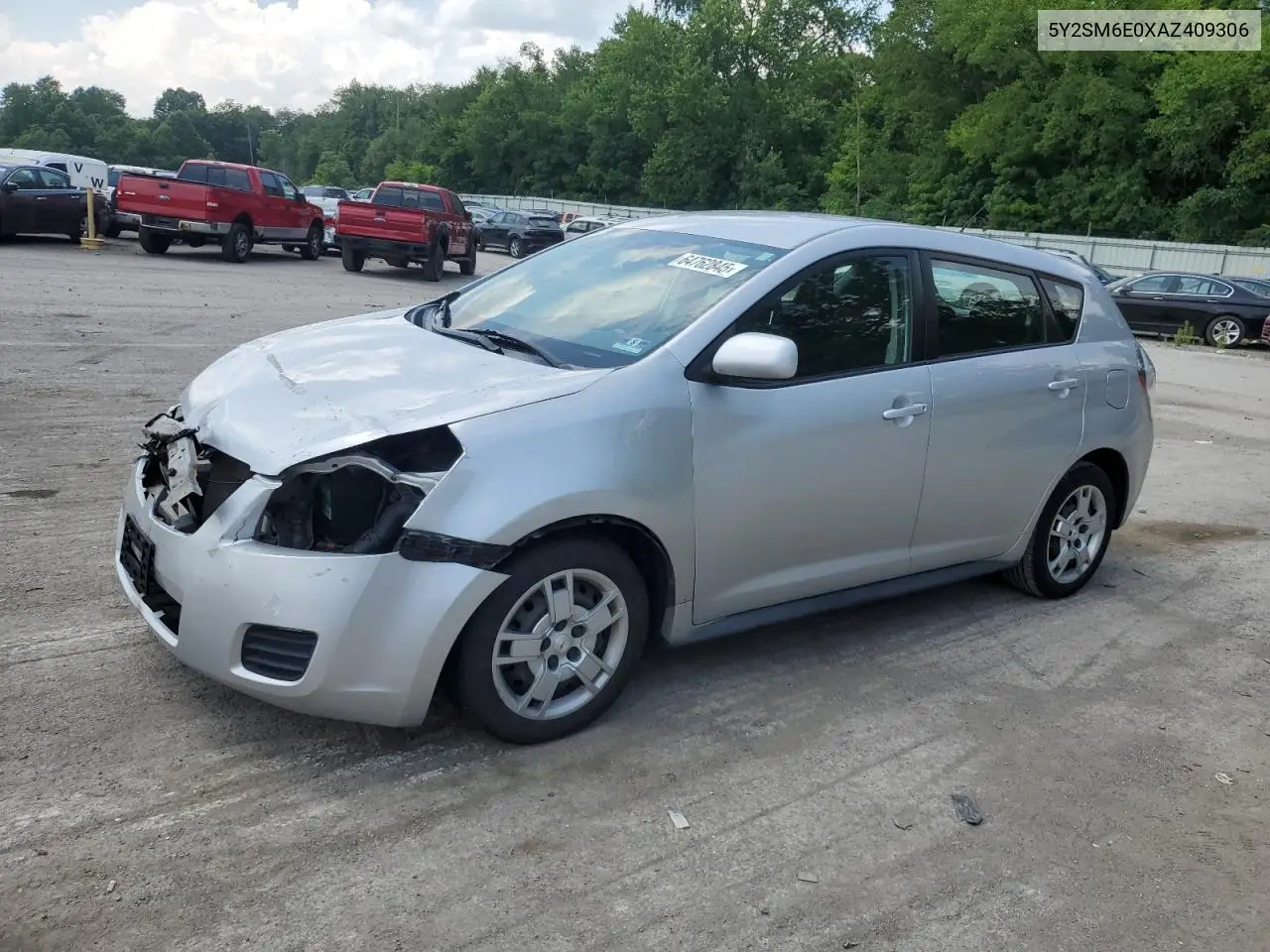 2010 Pontiac Vibe VIN: 5Y2SM6E0XAZ409306 Lot: 64762845