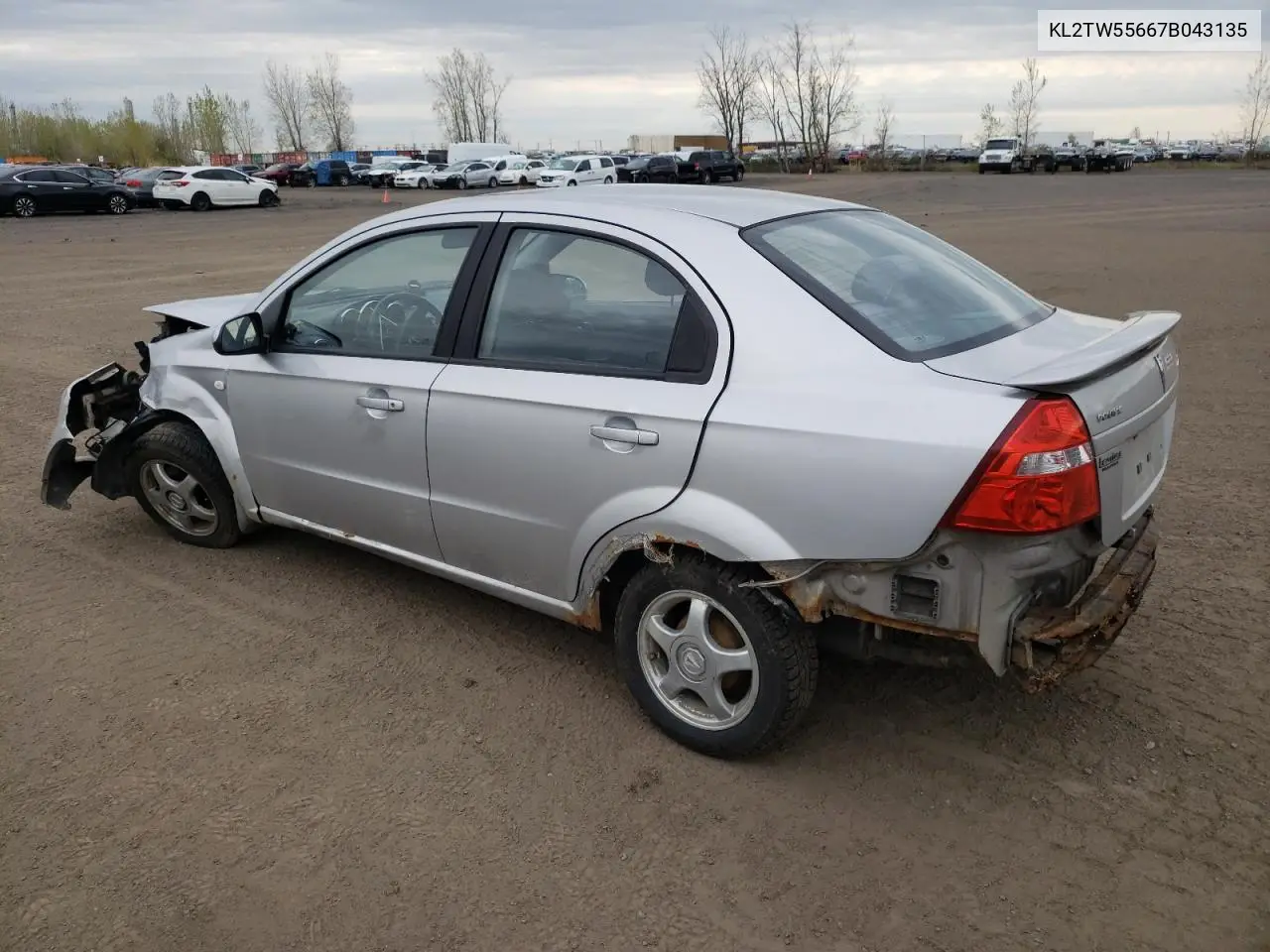 2007 Pontiac Wave Lt VIN: KL2TW55667B043135 Lot: 56358335