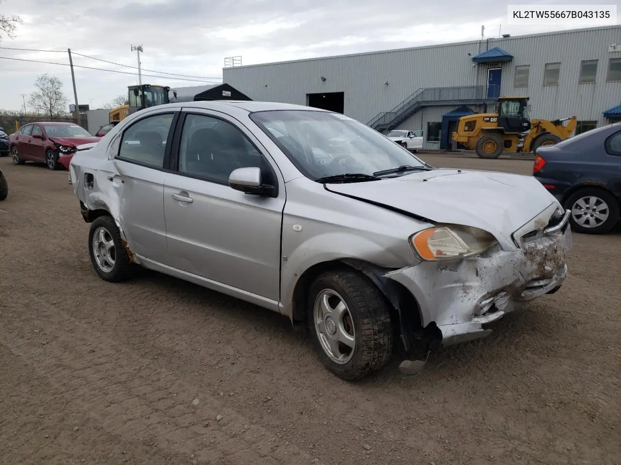 2007 Pontiac Wave Lt VIN: KL2TW55667B043135 Lot: 56358335