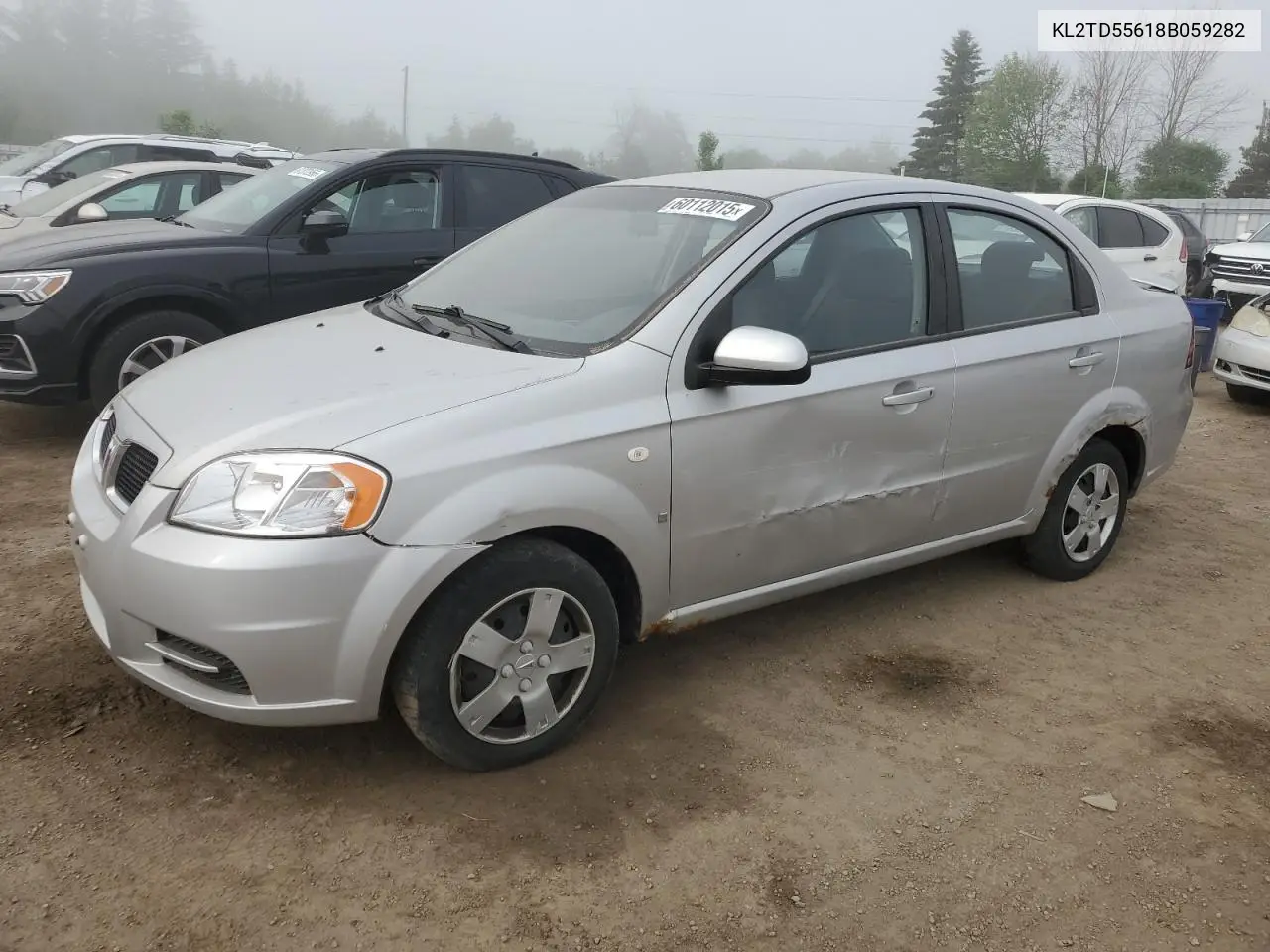 2008 Pontiac Wave VIN: KL2TD55618B059282 Lot: 60112015