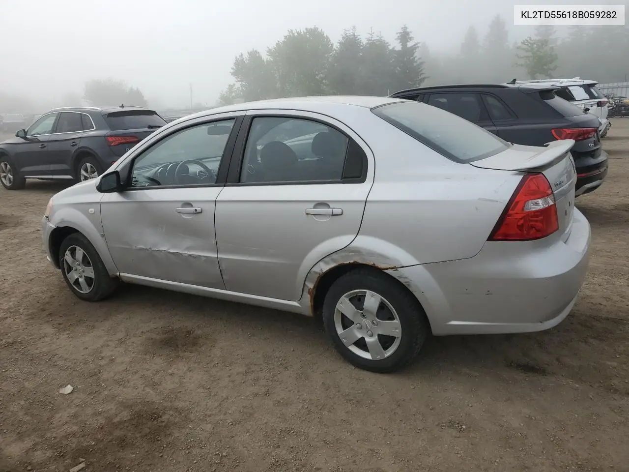 2008 Pontiac Wave VIN: KL2TD55618B059282 Lot: 60112015