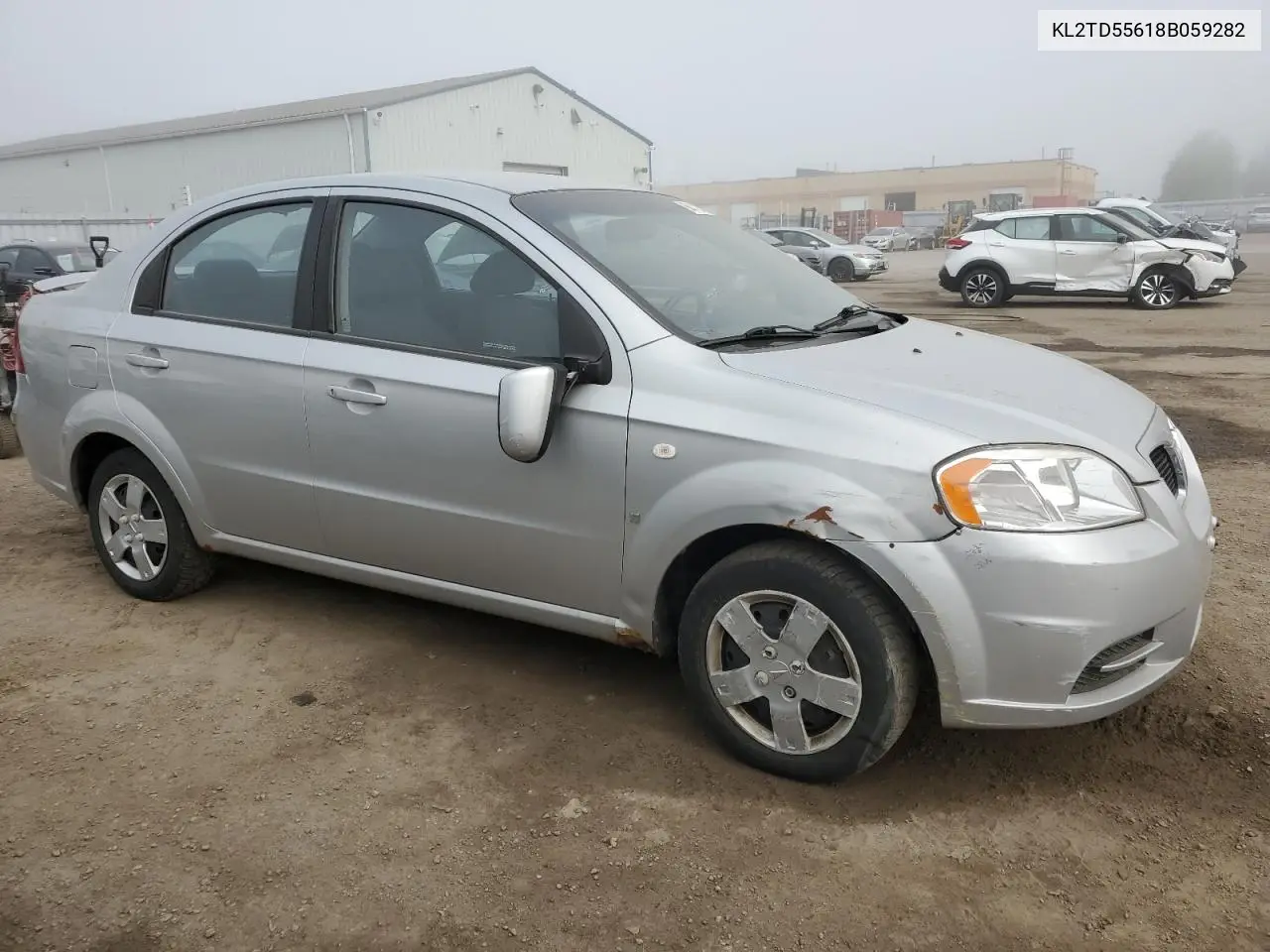 2008 Pontiac Wave VIN: KL2TD55618B059282 Lot: 60112015