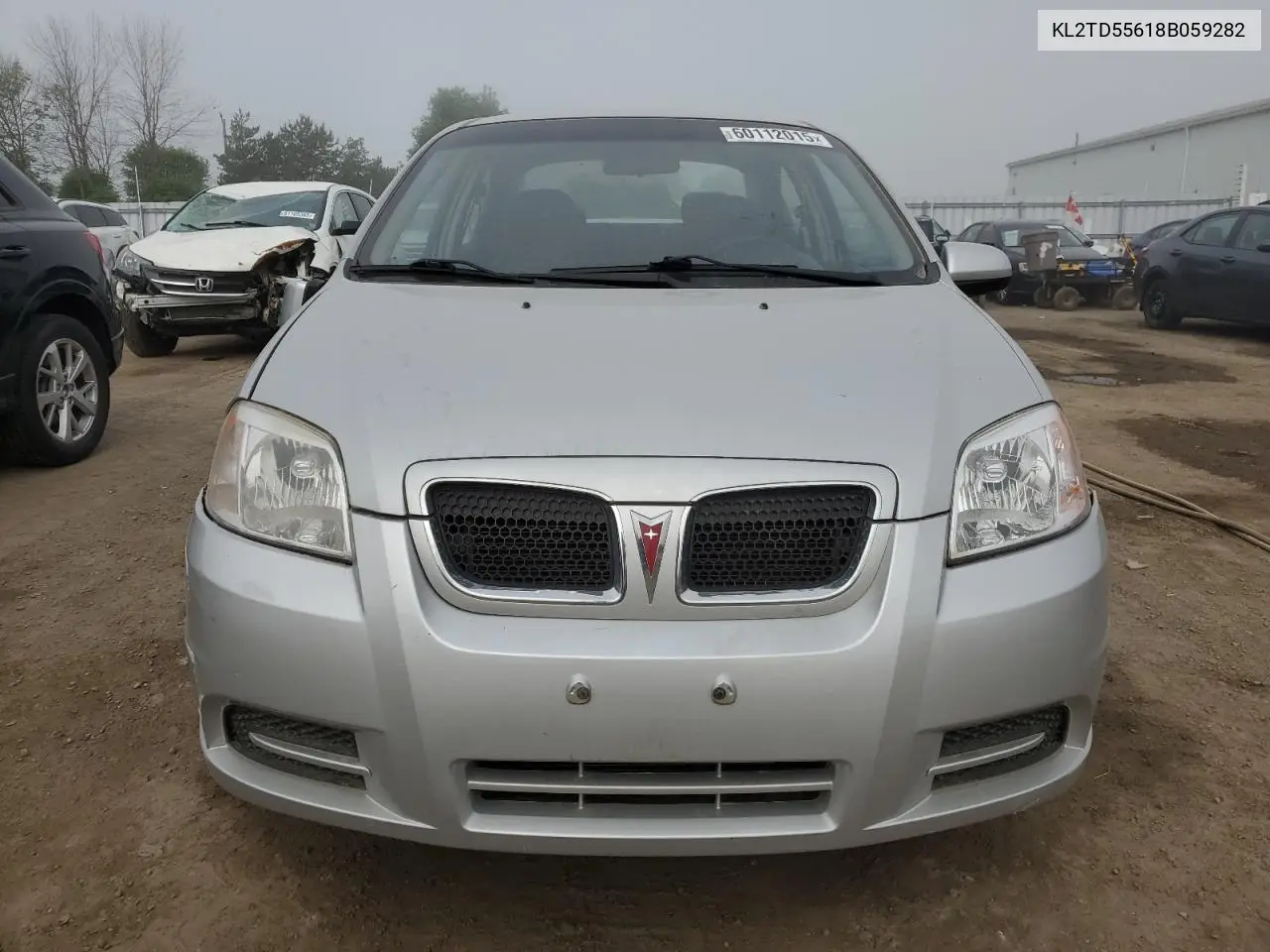 2008 Pontiac Wave VIN: KL2TD55618B059282 Lot: 60112015