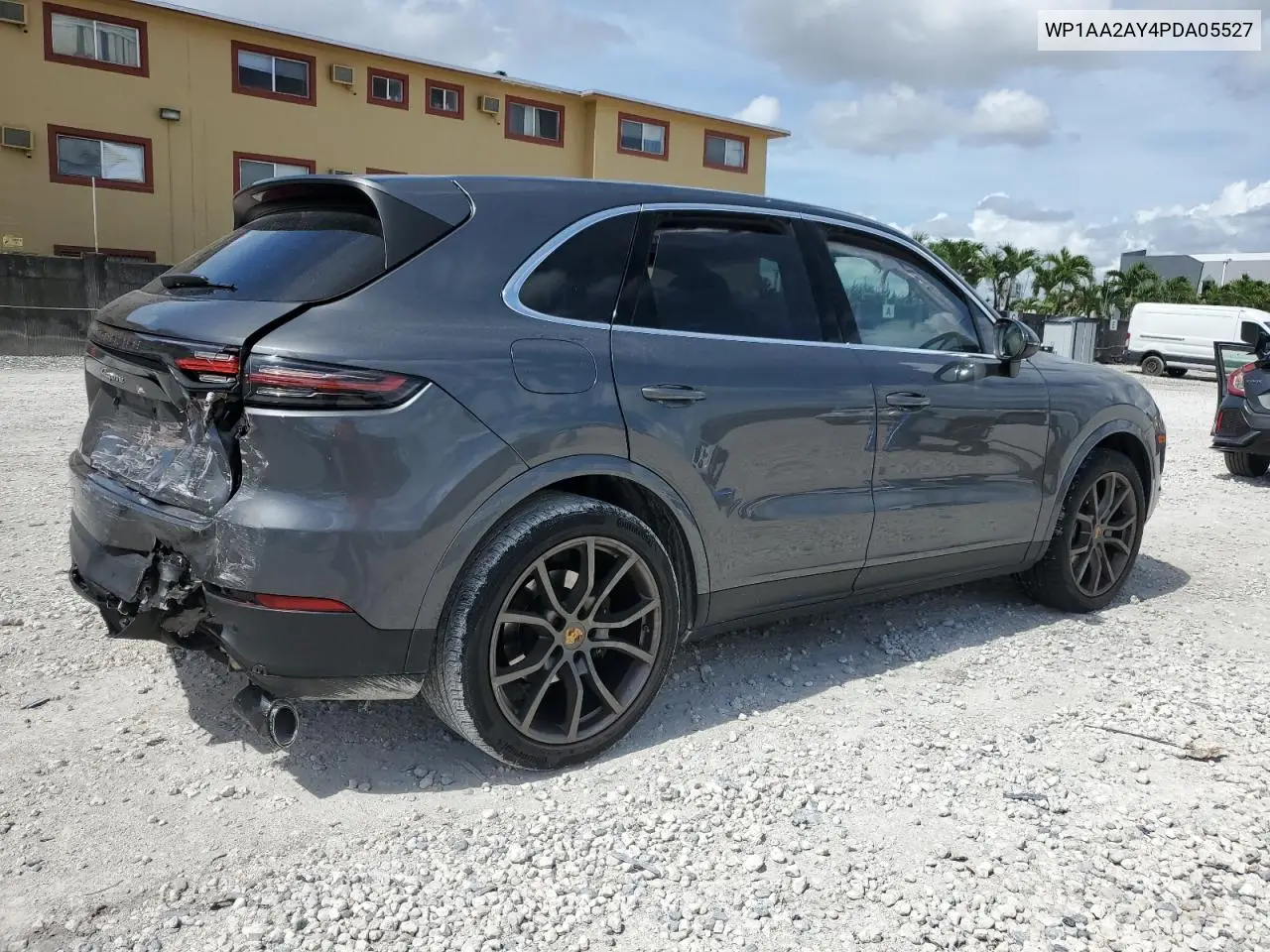 2023 Porsche Cayenne Base VIN: WP1AA2AY4PDA05527 Lot: 60251995