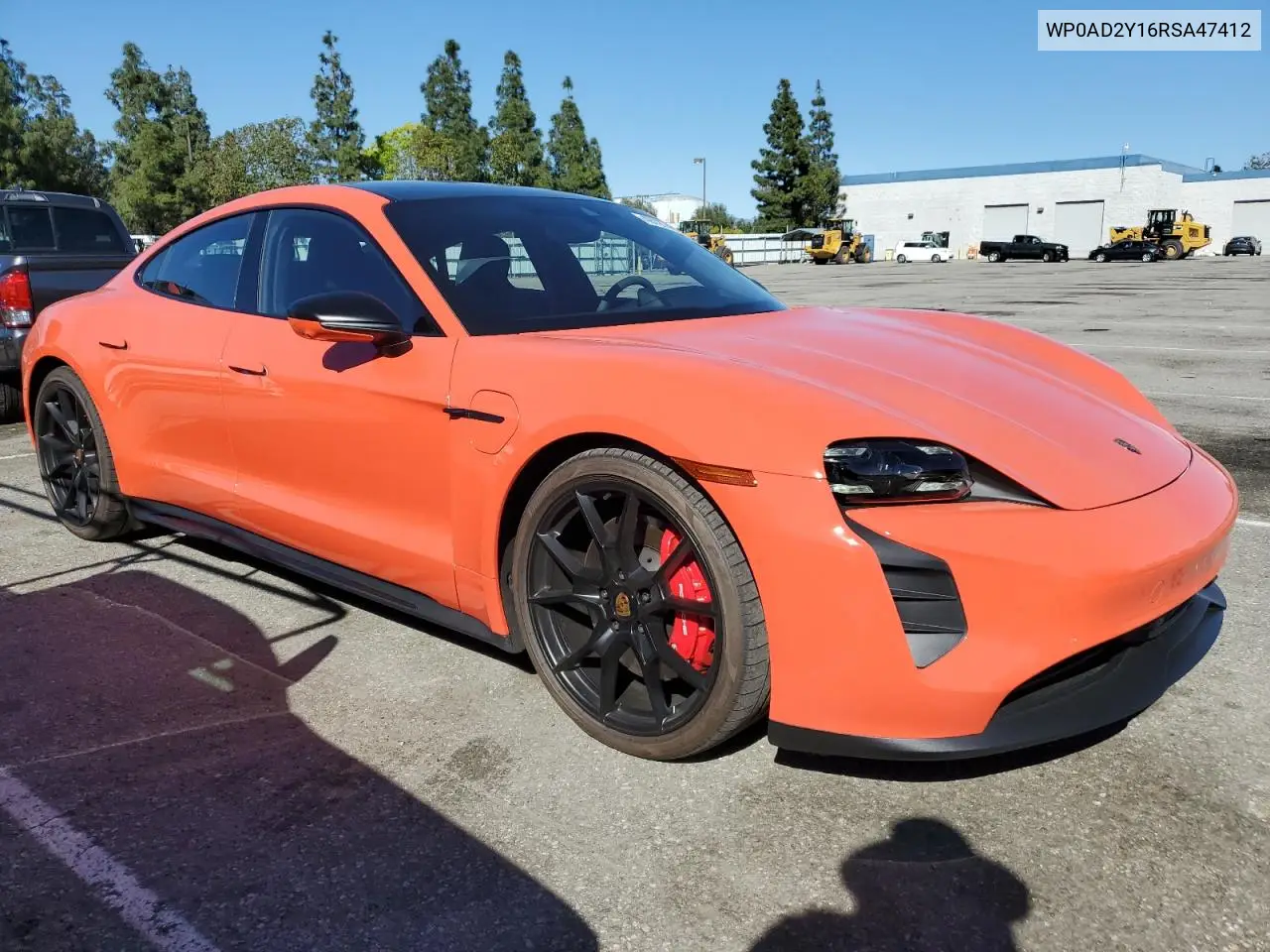 2024 Porsche Taycan Gts VIN: WP0AD2Y16RSA47412 Lot: 49727465