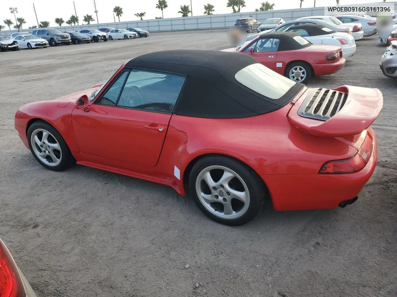 1986 Porsche 911 Carrera VIN: WP0EB0916GS161396 Lot: 51655195