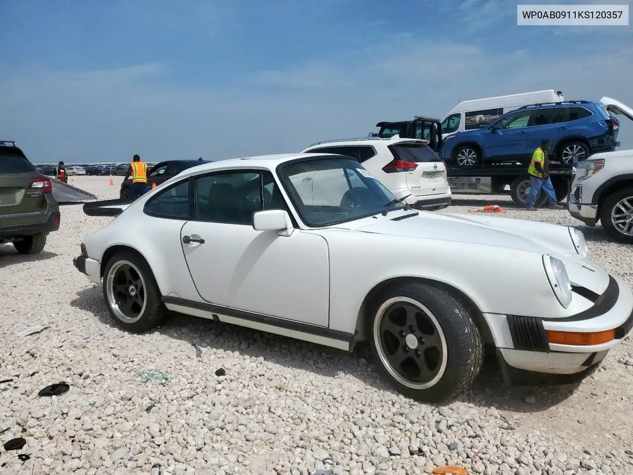 1989 Porsche 911 Carrera VIN: WP0AB0911KS120357 Lot: 61391995