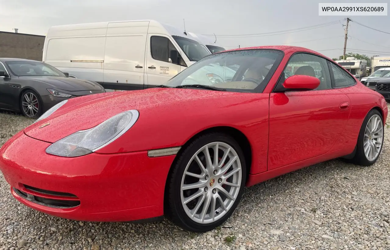 1999 Porsche 911 Carrera VIN: WP0AA2991XS620689 Lot: 59999925