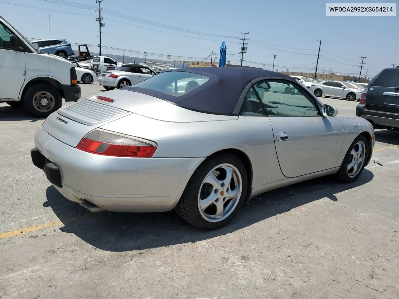 1999 Porsche 911 Carrera VIN: WP0CA2992XS654214 Lot: 61856905