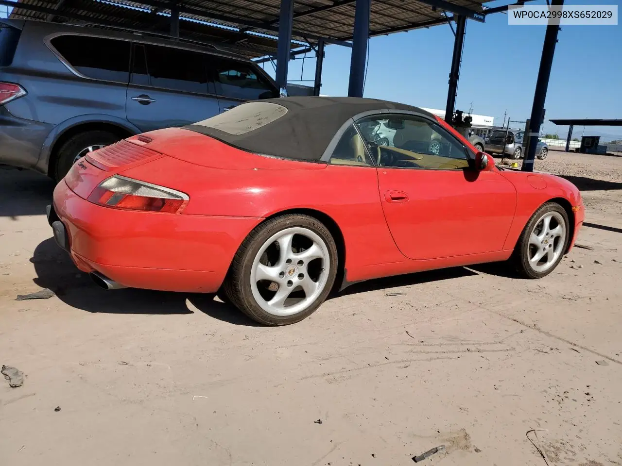 1999 Porsche 911 Carrera VIN: WP0CA2998XS652029 Lot: 61858245