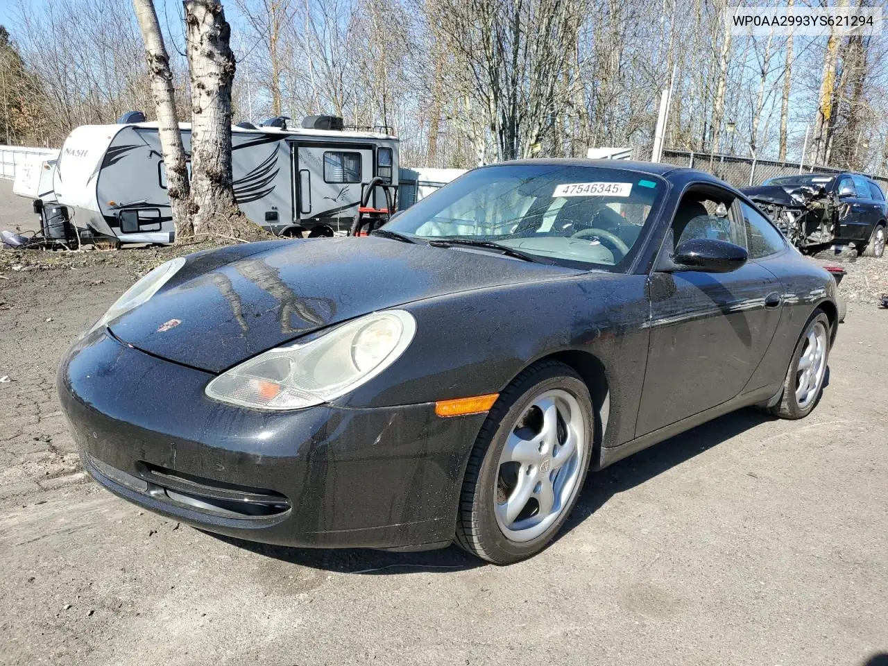 2000 Porsche 911 Carrera 2 VIN: WP0AA2993YS621294 Lot: 47546345