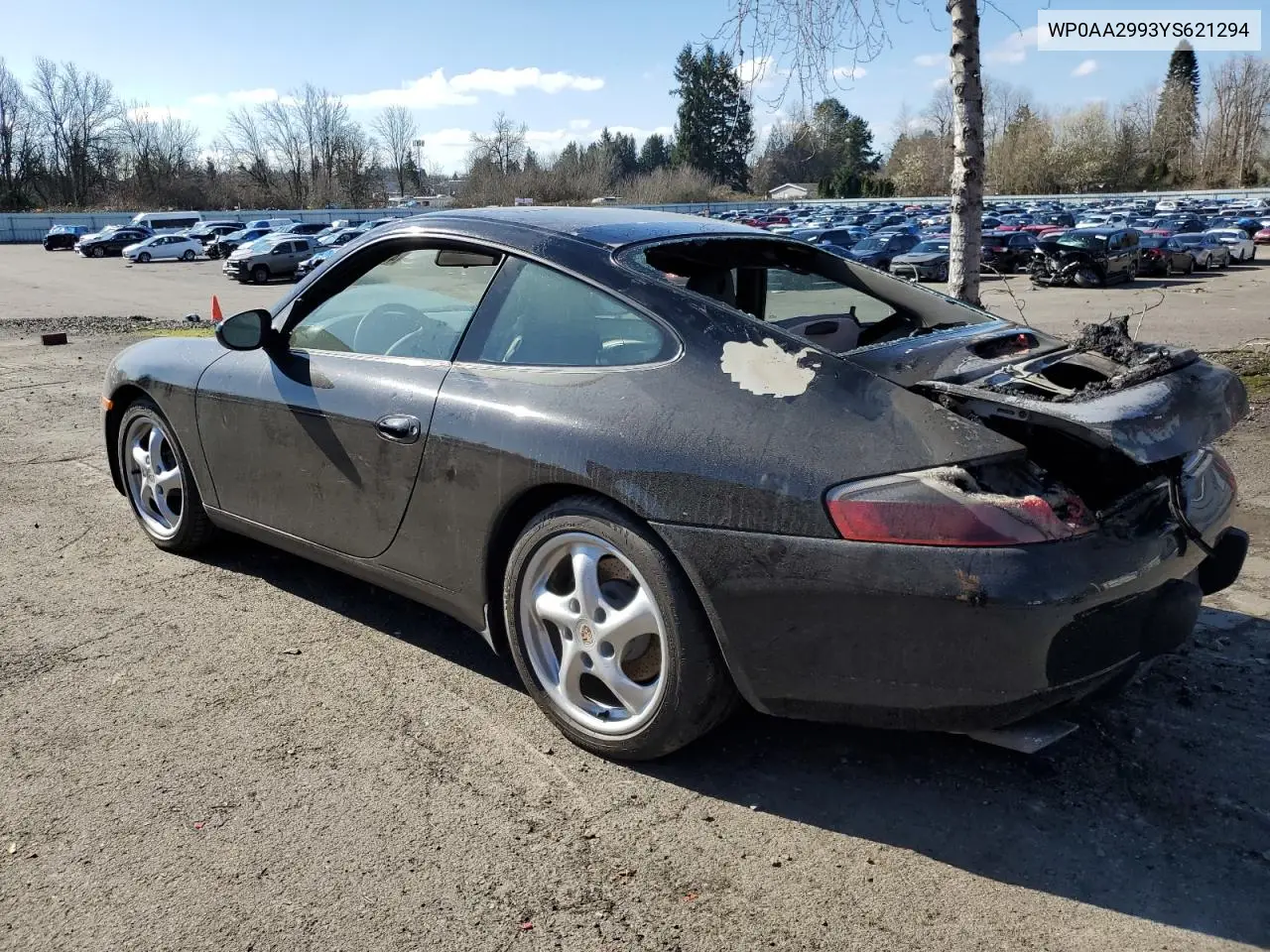 2000 Porsche 911 Carrera 2 VIN: WP0AA2993YS621294 Lot: 47546345