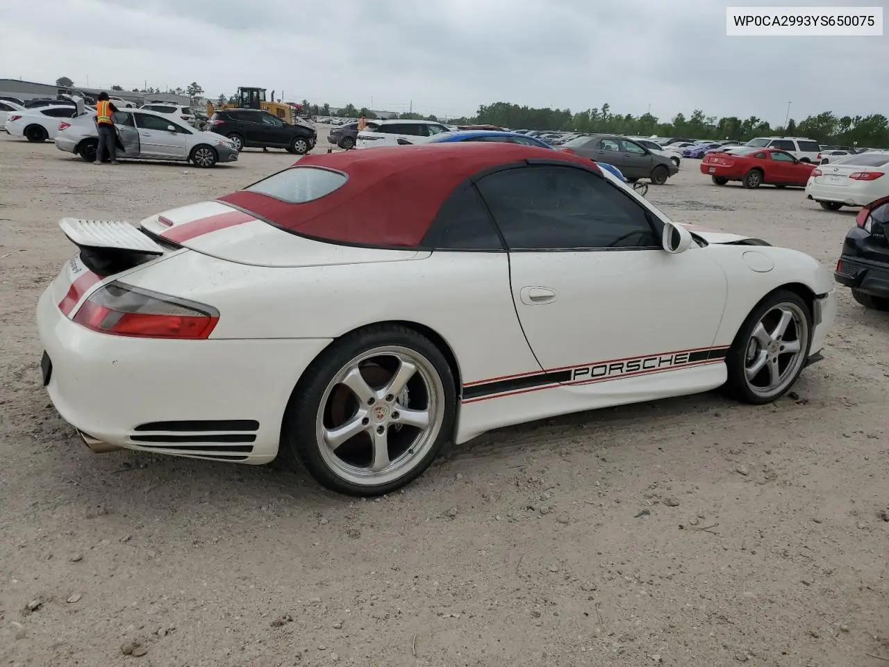 2000 Porsche 911 Carrera 2 VIN: WP0CA2993YS650075 Lot: 51613275