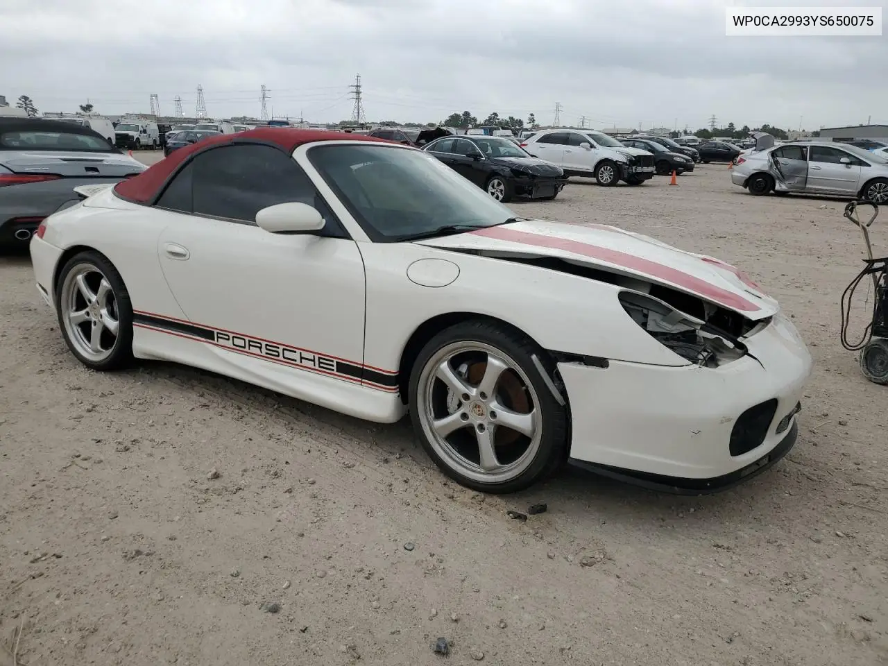 2000 Porsche 911 Carrera 2 VIN: WP0CA2993YS650075 Lot: 51613275