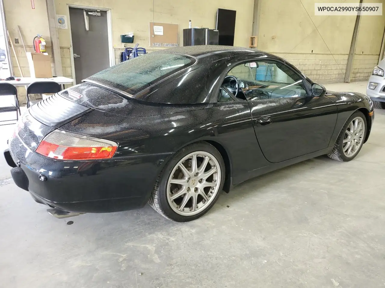 2000 Porsche 911 Carrera 2 VIN: WP0CA2990YS650907 Lot: 56488095