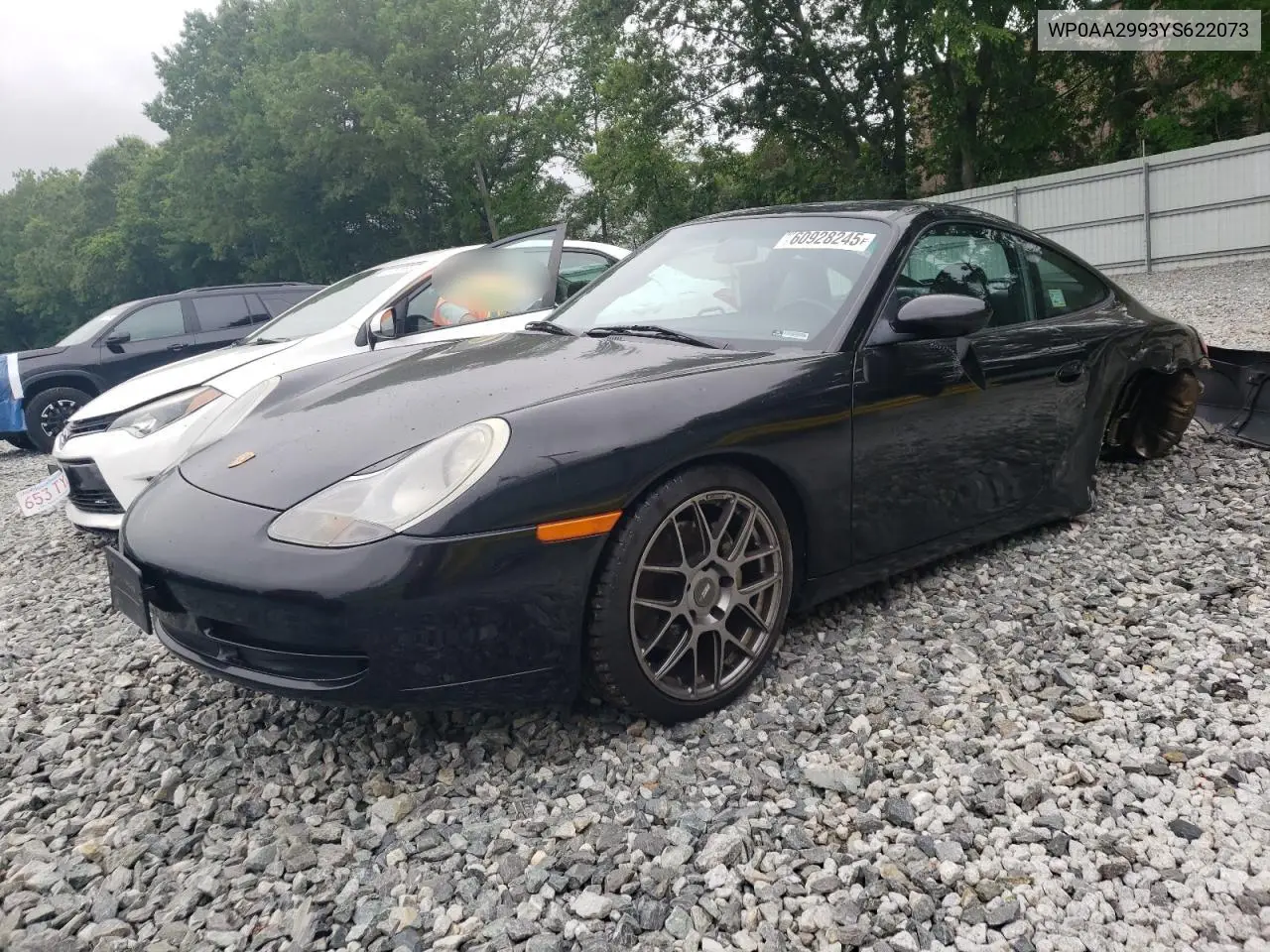 2000 Porsche 911 Carrera 2 VIN: WP0AA2993YS622073 Lot: 60928245