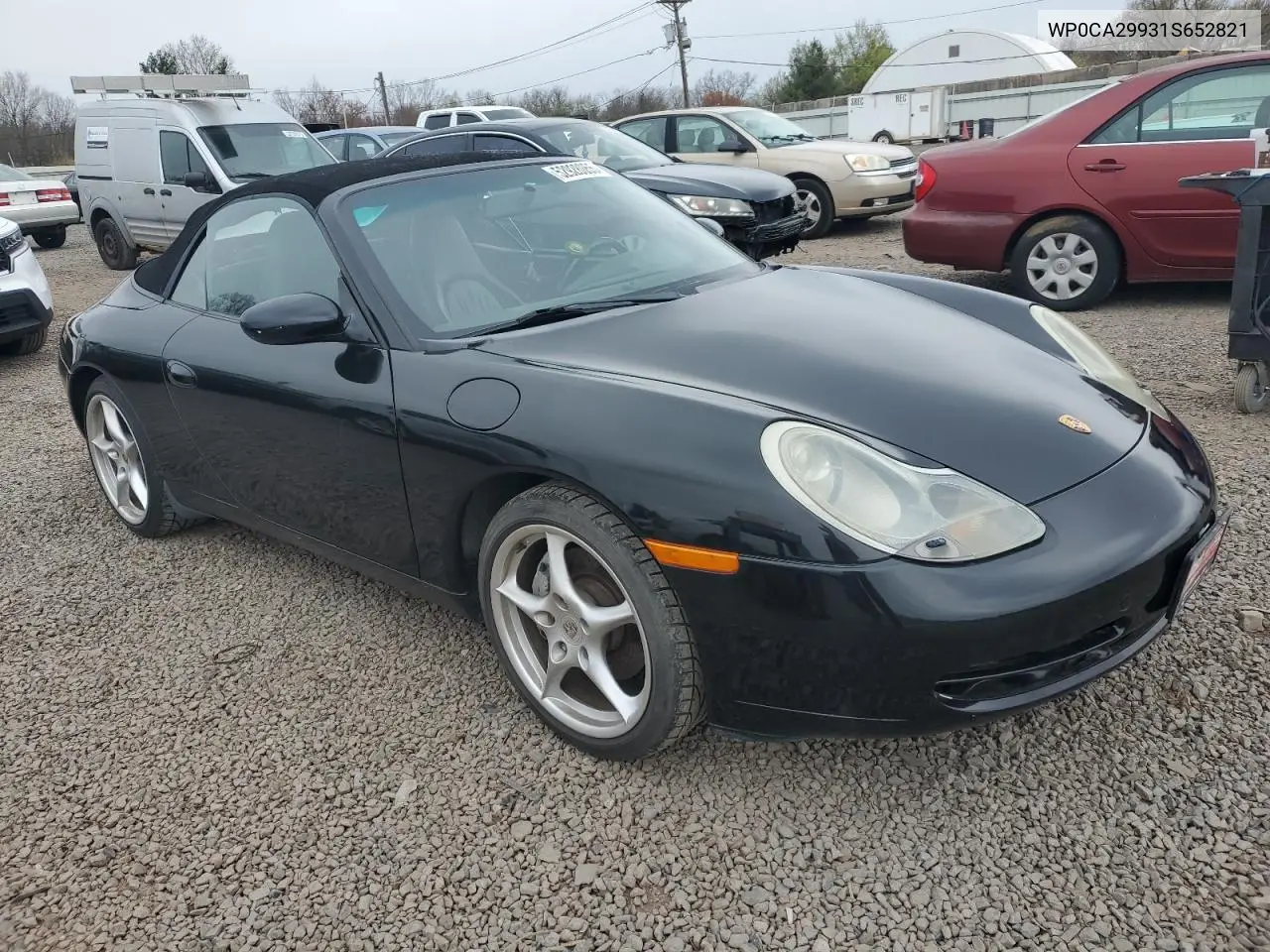 2001 Porsche 911 Carrera 2 VIN: WP0CA29931S652821 Lot: 52928055