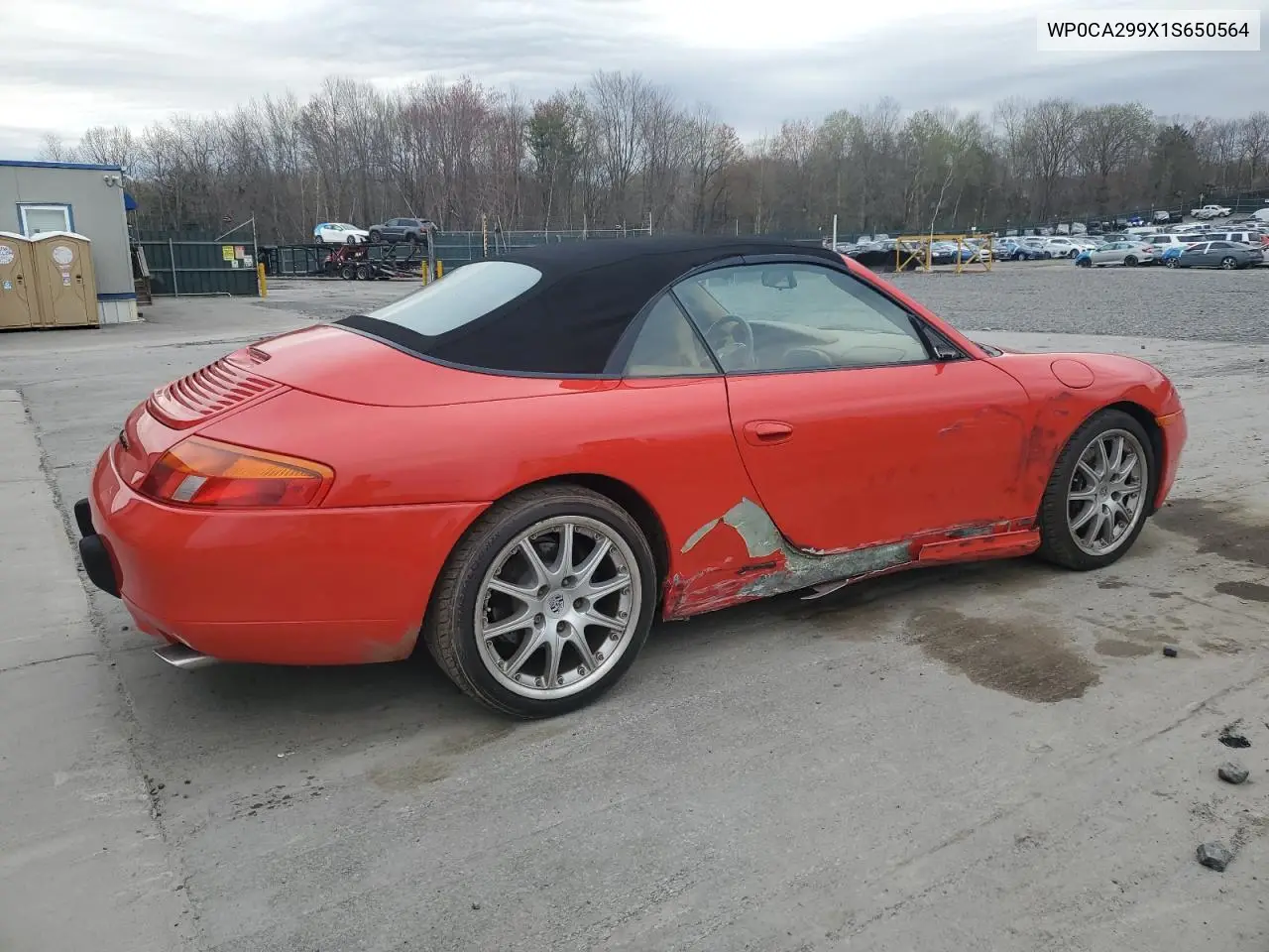 2001 Porsche 911 Carrera 2 VIN: WP0CA299X1S650564 Lot: 53793015