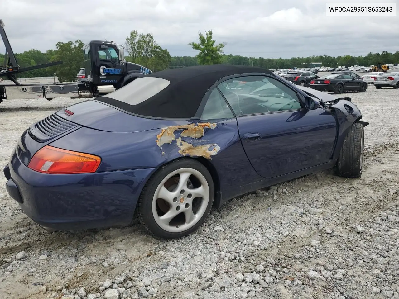 2001 Porsche 911 Carrera 2 VIN: WP0CA29951S653243 Lot: 55835075