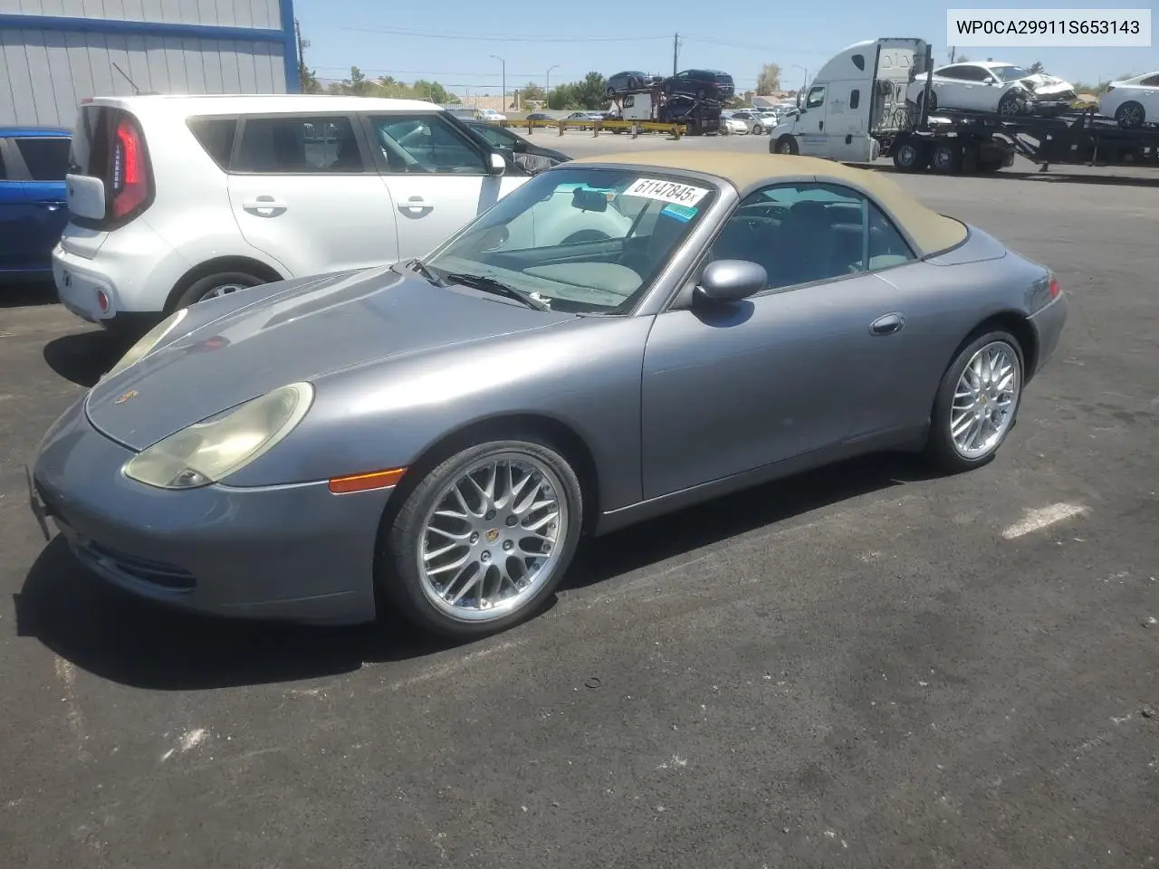 2001 Porsche 911 Carrera 2 VIN: WP0CA29911S653143 Lot: 61147845
