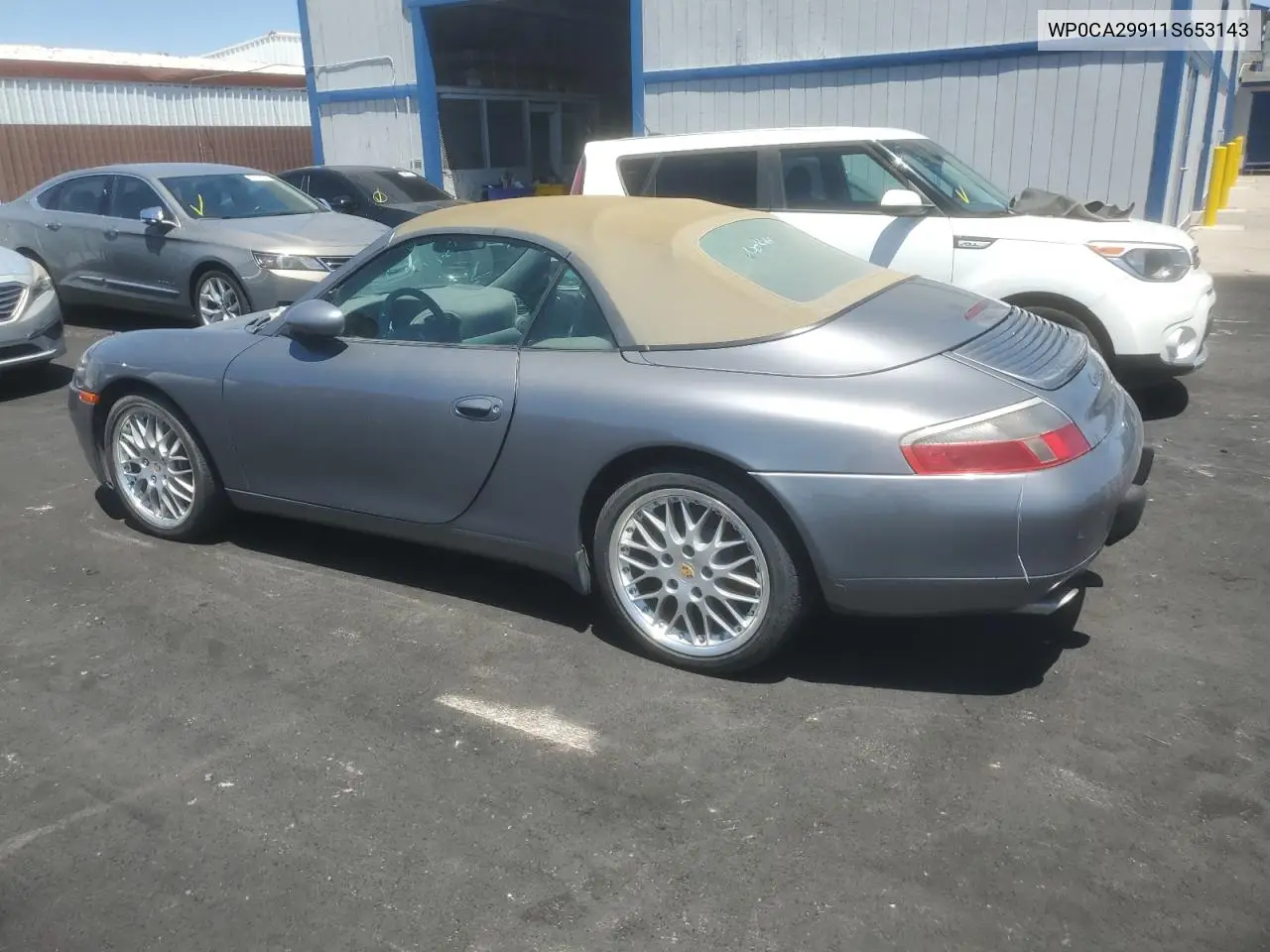 2001 Porsche 911 Carrera 2 VIN: WP0CA29911S653143 Lot: 61147845