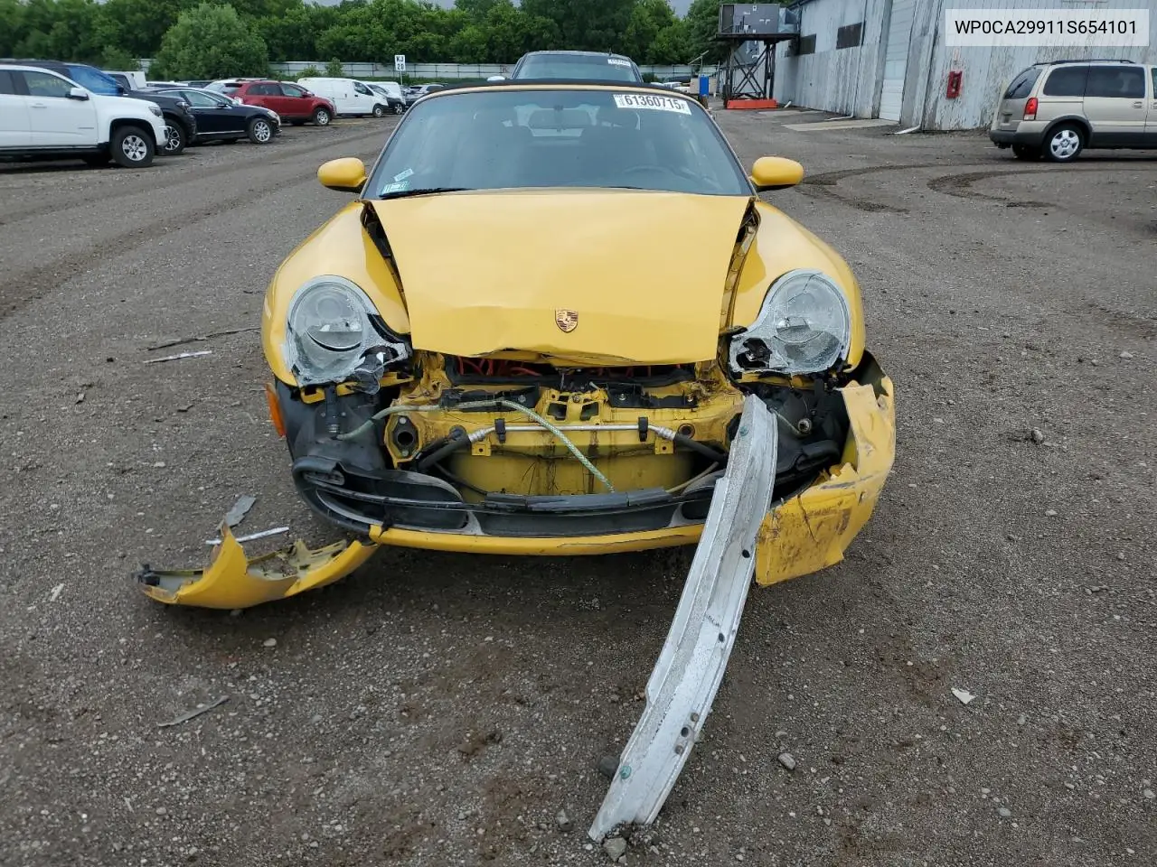 2001 Porsche 911 Carrera 2 VIN: WP0CA29911S654101 Lot: 61360715
