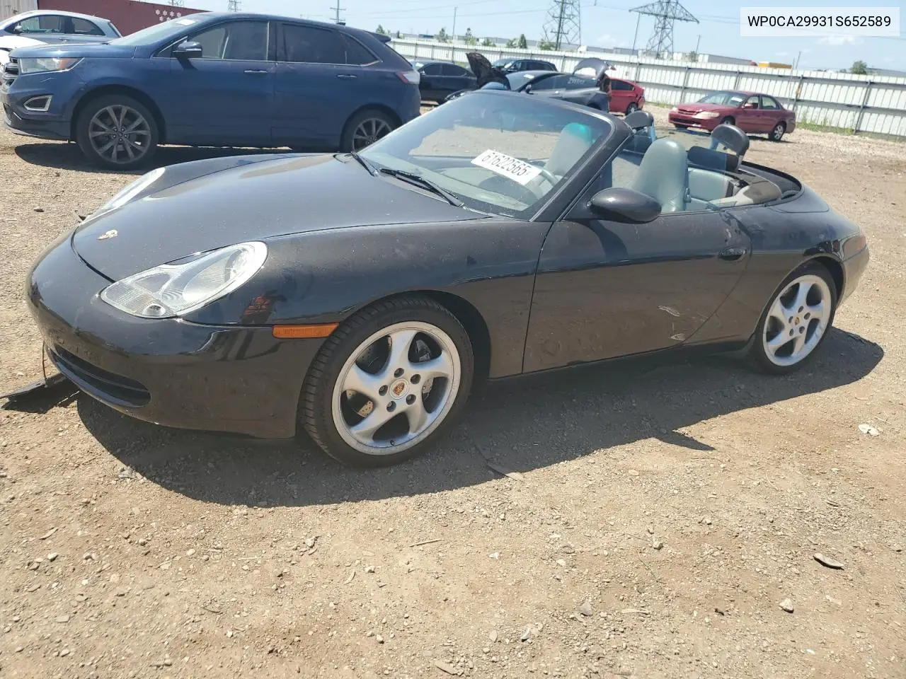 2001 Porsche 911 Carrera 2 VIN: WP0CA29931S652589 Lot: 61622565